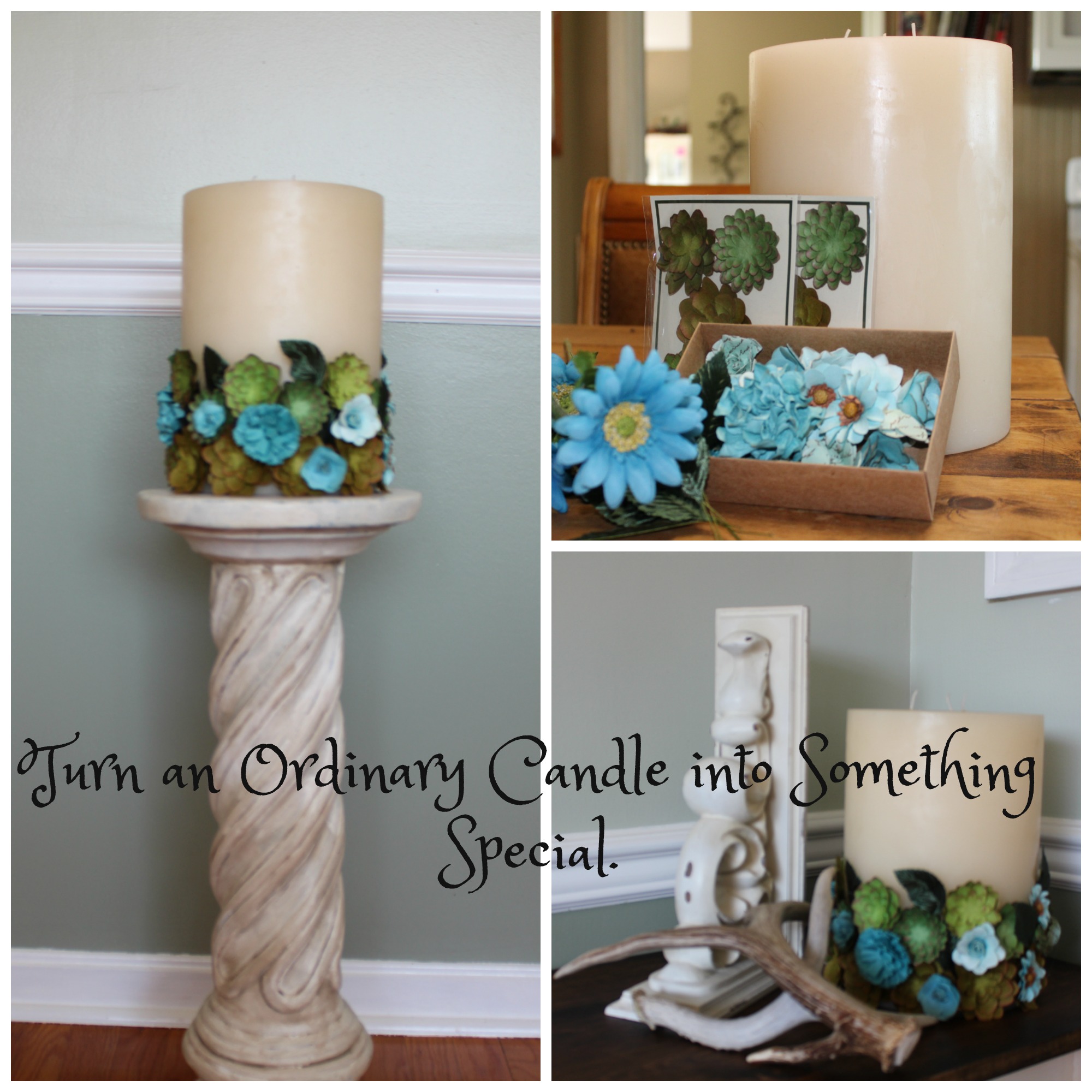 turn anordianry candle into something special